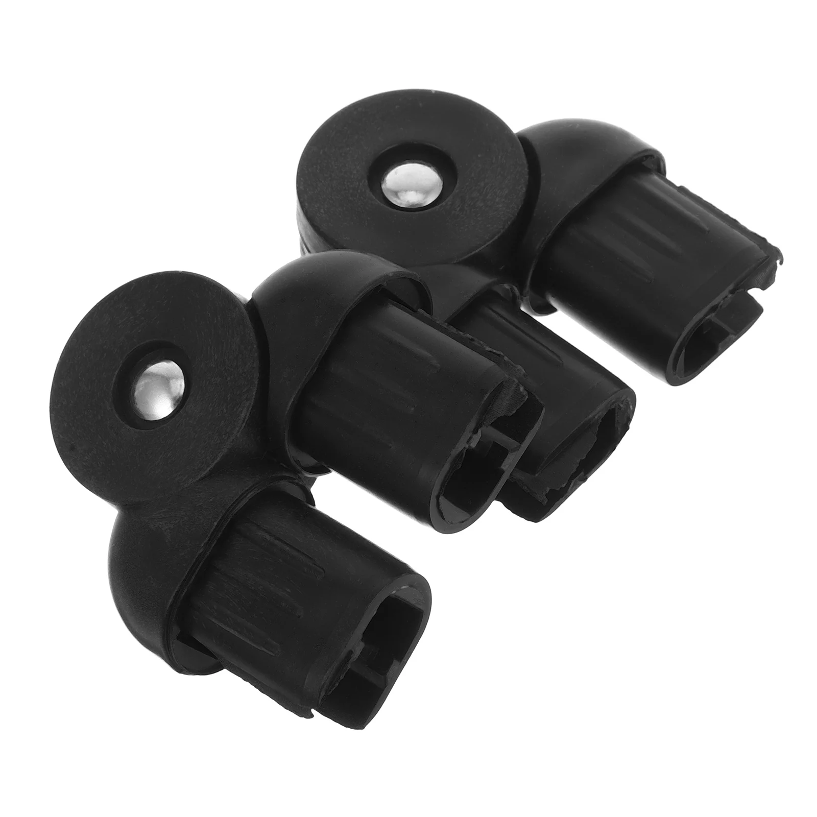 

2 Pcs Wicker Chair Movable Joints Chairs Foldable Tube Adapter Hinge Fixed Accessories Parts Plastic Folding for Beach