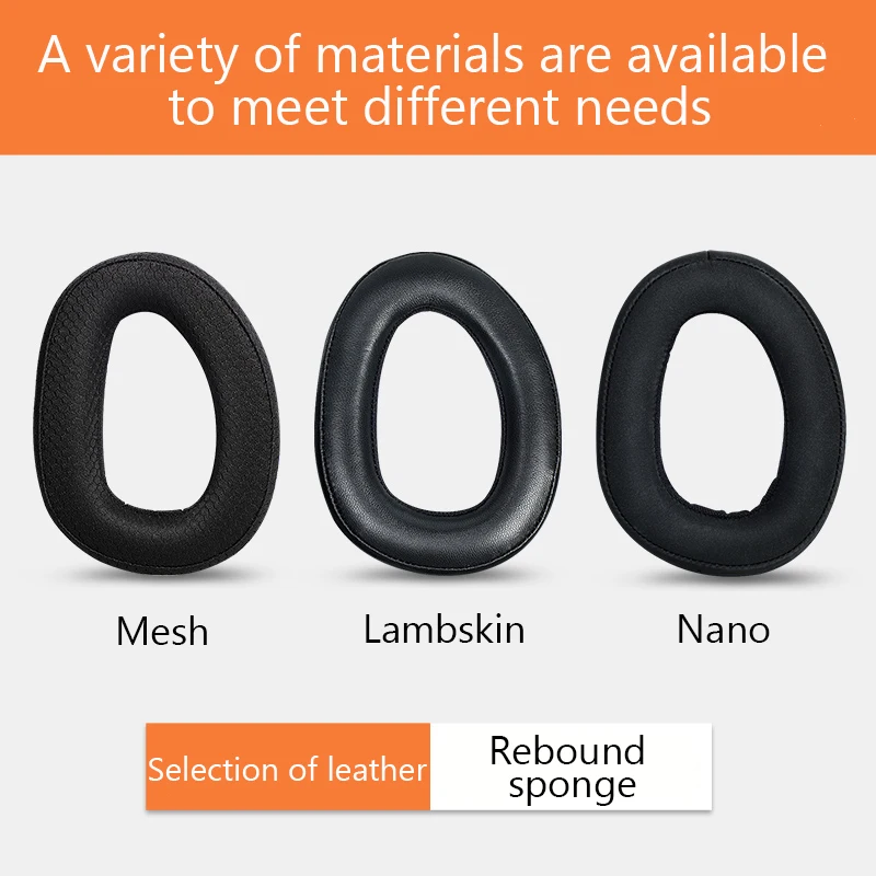 Thay thế Nút Tai Nghe Bằng Miếng Đệm Tai Xốp Đệm dành cho Tai Nghe Sennheiser GSP 600 GSP600 GSP 500 Tai Nghe Chơi Game Tai Nghe Tai Nghe Chụp Tai Trường Hợp
