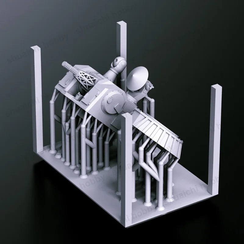1PCS Model 1130 Close Range Gun 1/72 1/144 1/350 Scale Simulation H/PJ-11 Type 11 Barrel 30mm Naval Guns 3D Printing Resin Parts