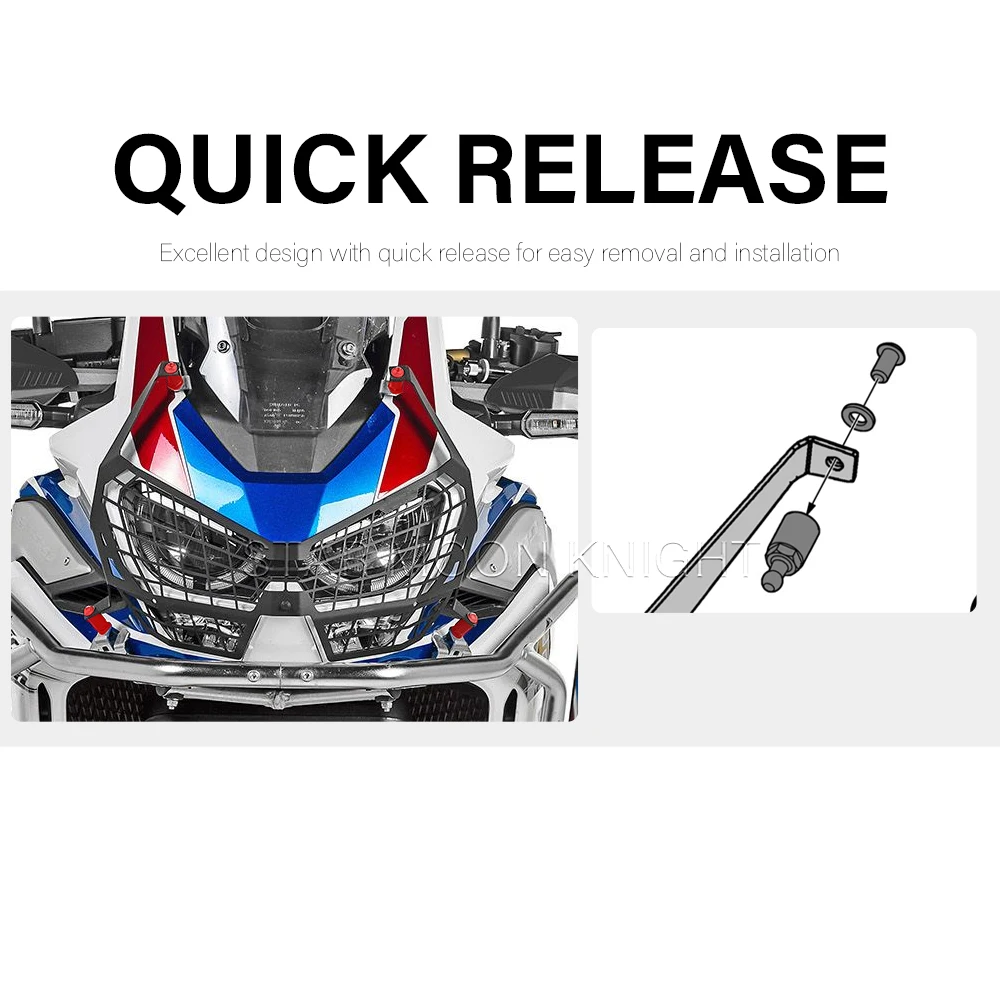 For Honda CRF 1100 L CRF1100L Africa Twin Adventure Sports Motorcycle Headlight Grille Protection Head Light Front Fairing