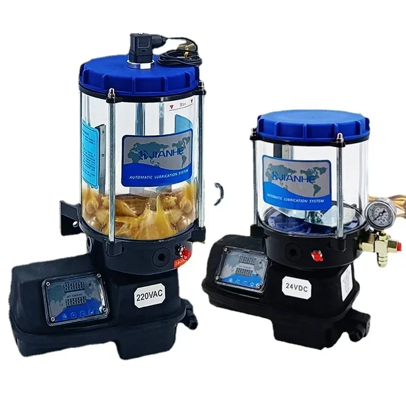 Système de lubrification centrale à graisse automatique, pompe de lubrification progressive, pompe à graisse électrique automatique pour chargeur de pelle