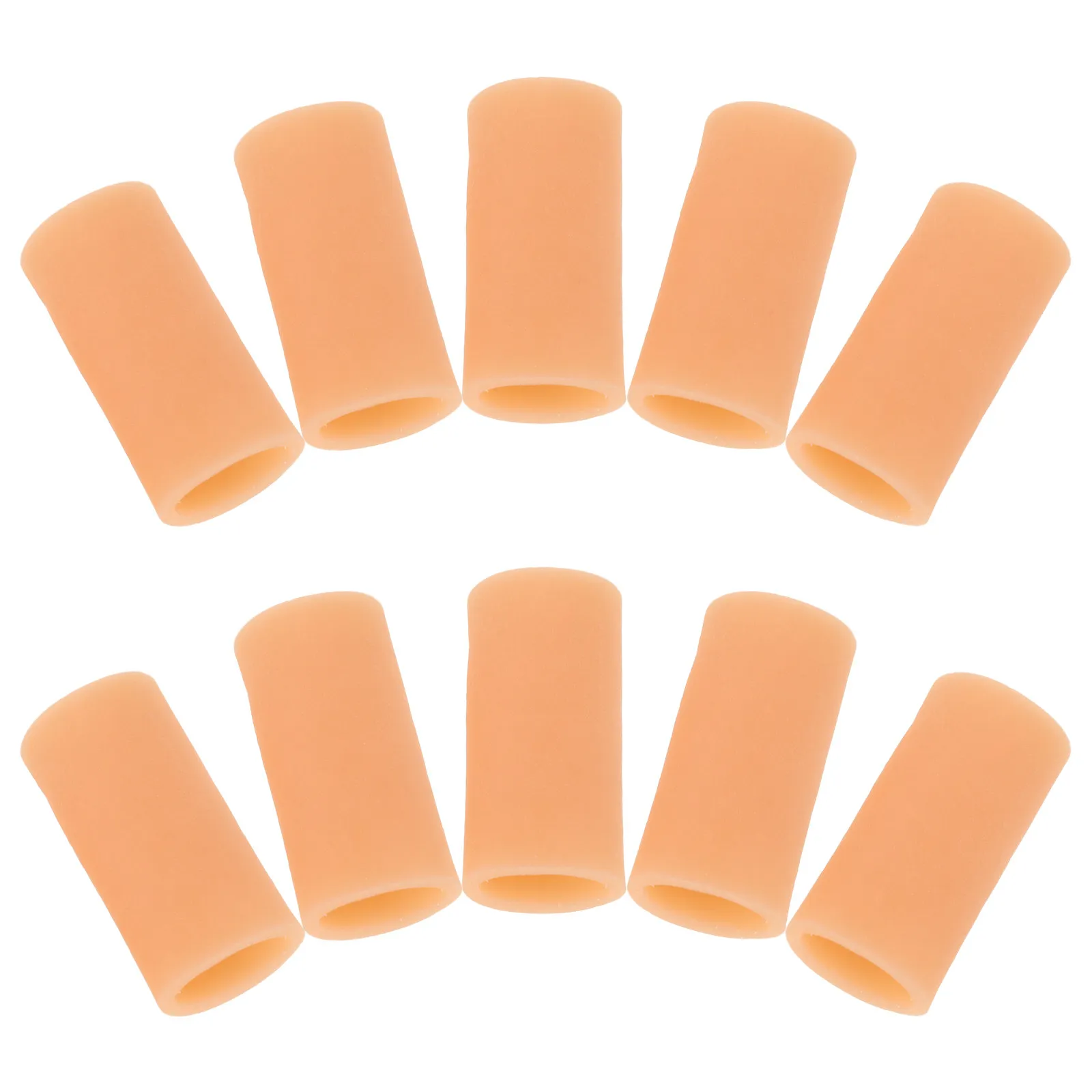 

5 пар защитных чехлов для пальцев, многоразовые силиконовые защитные накладки на пальцы, защитные чехлы для суставов от трения для ежедневной работы