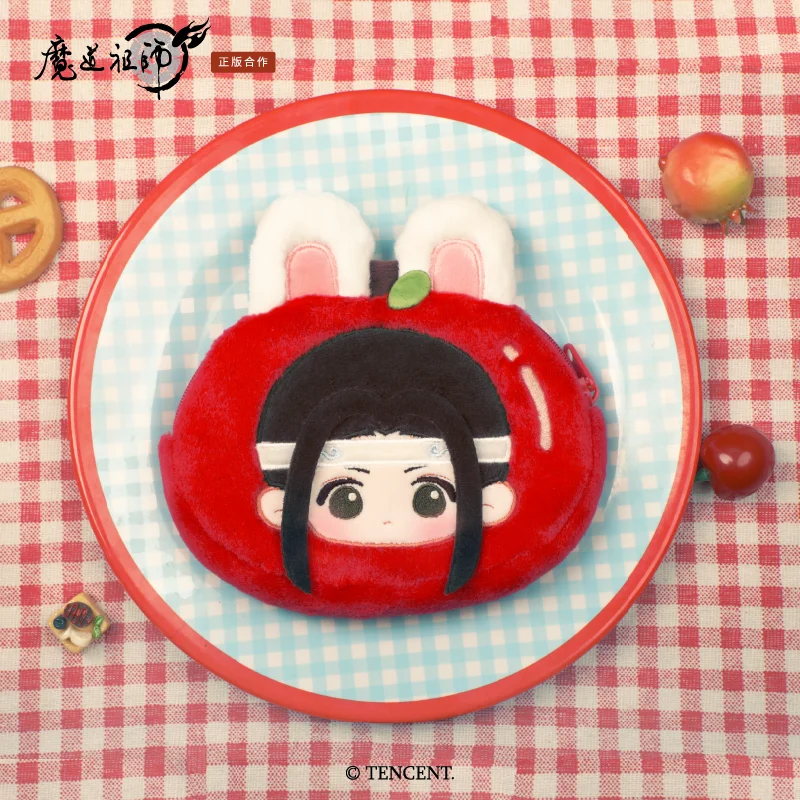 

Горячее аниме Mo Dao Zu Shi Original Wei Wuxian Lan Wangji Kawaii Rabbit Red Apple Series Мягкий кошелек для монет Фанаты Подарочная игрушка