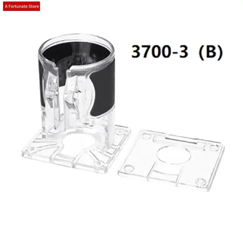 3X Trimmer Machine Base Woodworking Cutter Electric Trimmer Machine Base Power Tool Accessories Plunge Router Base-A78G
