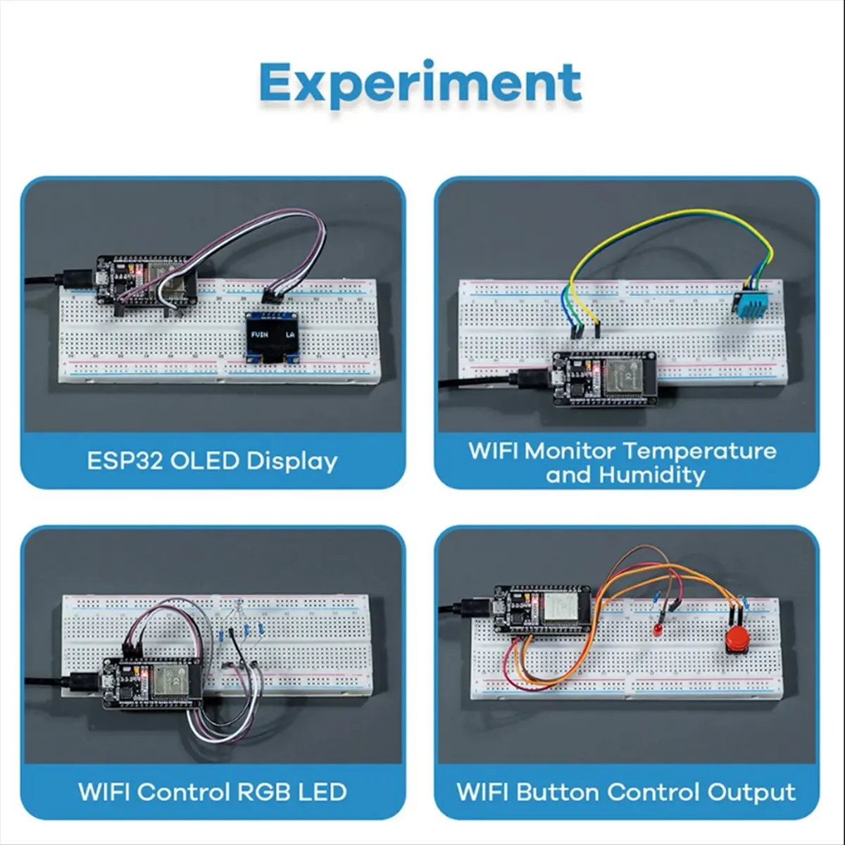 a40i-キット-esp-32s-wifi-i-ot-開発ボード-プロジェクト学習キット用-ベーシックキット-チュートリアル付き-diy-キット