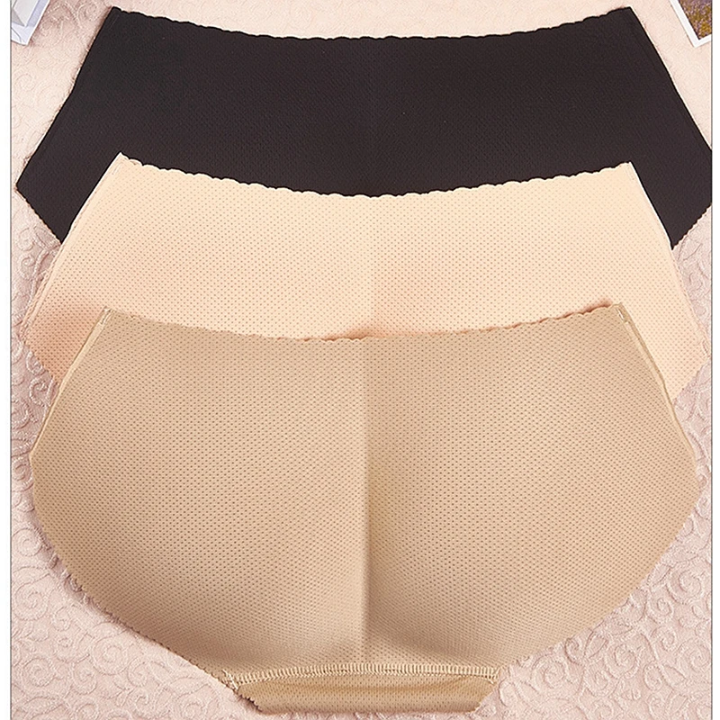 Sexy Push Up Sponge Pad Butt Lifter Body Shaper Panties Butt Lift Pants Women Underwear Plump Hips Shaping Lingerie Enhancer