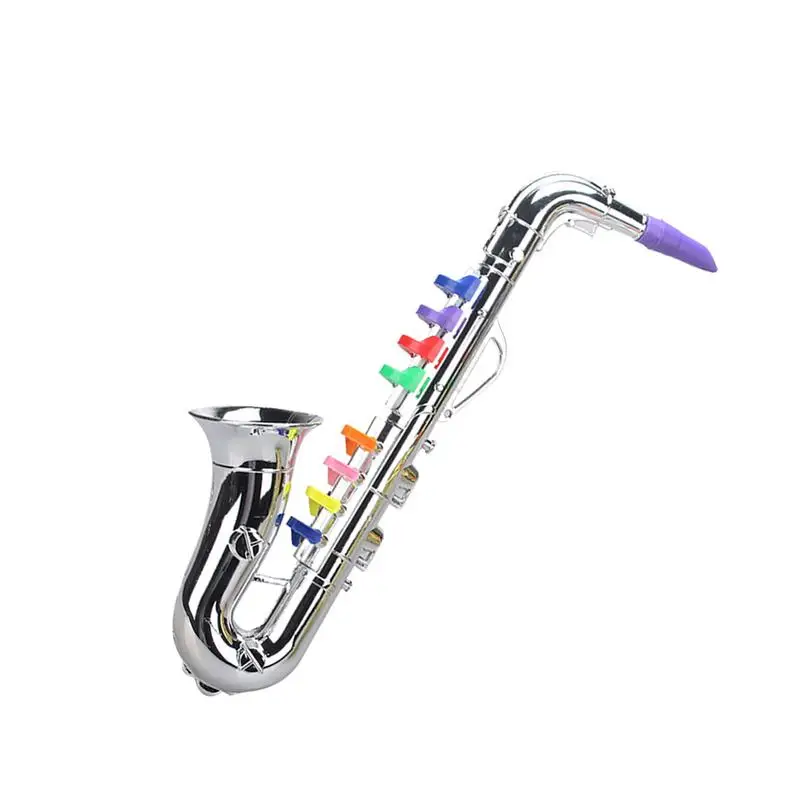 Toy Saxophone Prop Props Simulation Instruments Musical Toy Saxophone Model Multifunctional Early Educational Toys Instrument