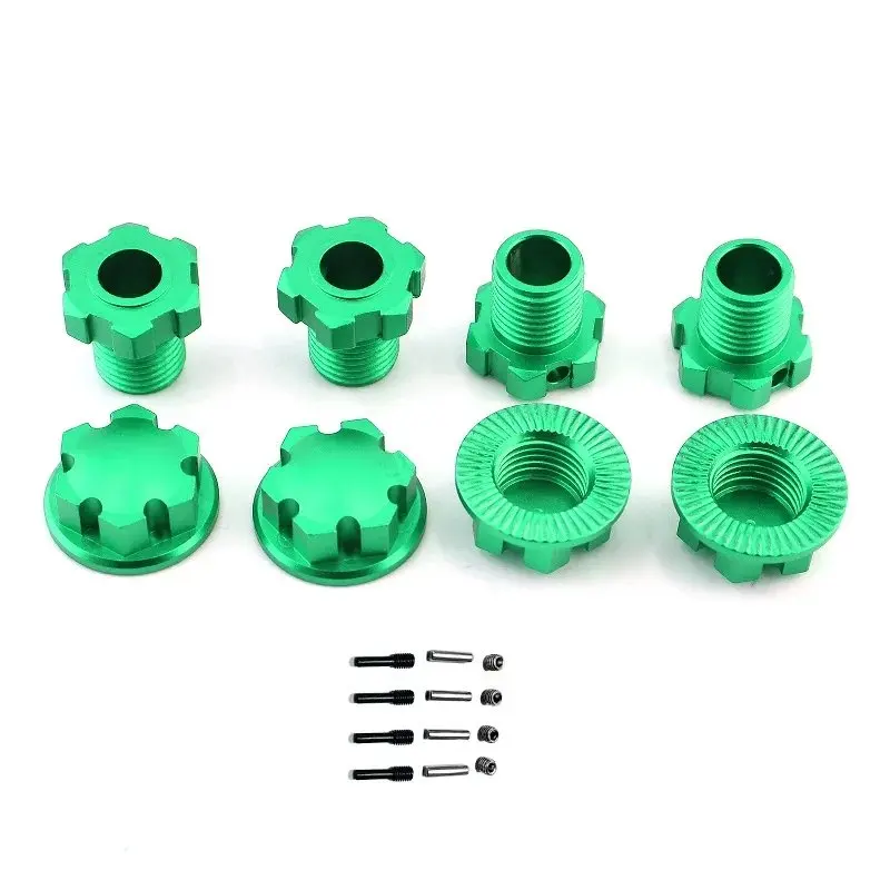 RC Auto Metalen 17mm Splined Wiel Hex Hub Adapter 8654 voor Traxxas 1/10 E-Revo 2.0 Maxx 1/8 Sledge Upgrade Onderdelen