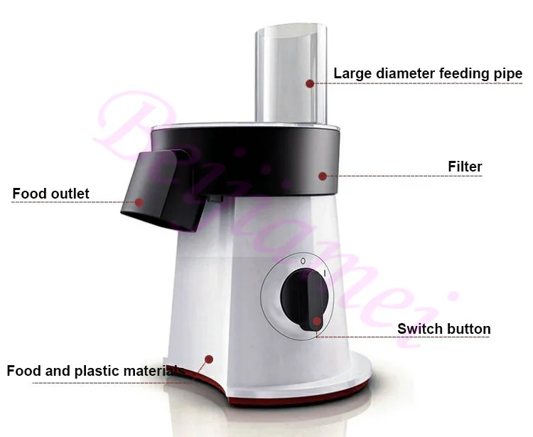 Fruit Vegetable Slicer Cutter Machine Household Intelligent Salad Shredding Slicing Multi-function Cooking Machines