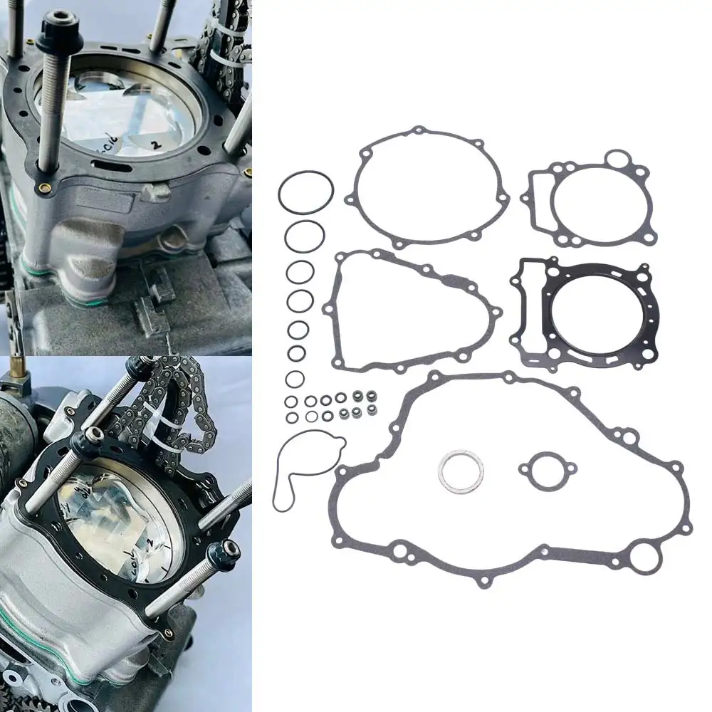 

ATV Accessories Leak-free Engine Gasket Seals Kit For Yamaha YFZ450 2004 2005 2006 2007 2008 2009 2012 2013 Black