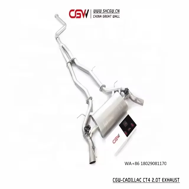 

China Manufacturing Factory Price Popular Car Exhaust Muffler Tip Catback Exhaust Pipes for CT4 2.0T MY 2019 to Present