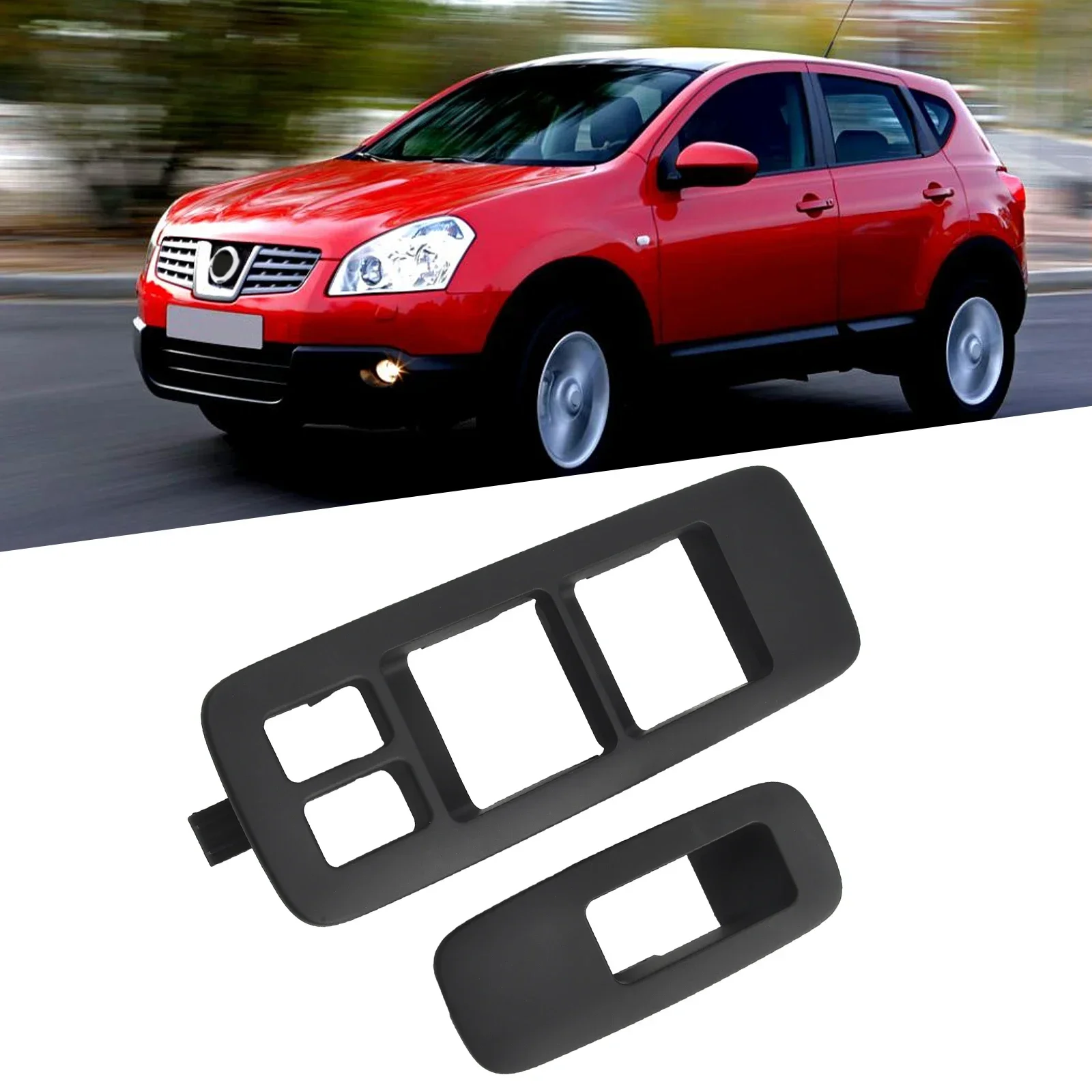 Premium Front Glass Switch Cover for Nissan Qashqai J10 2008 2015 Black Color Higher Grade Electric Components