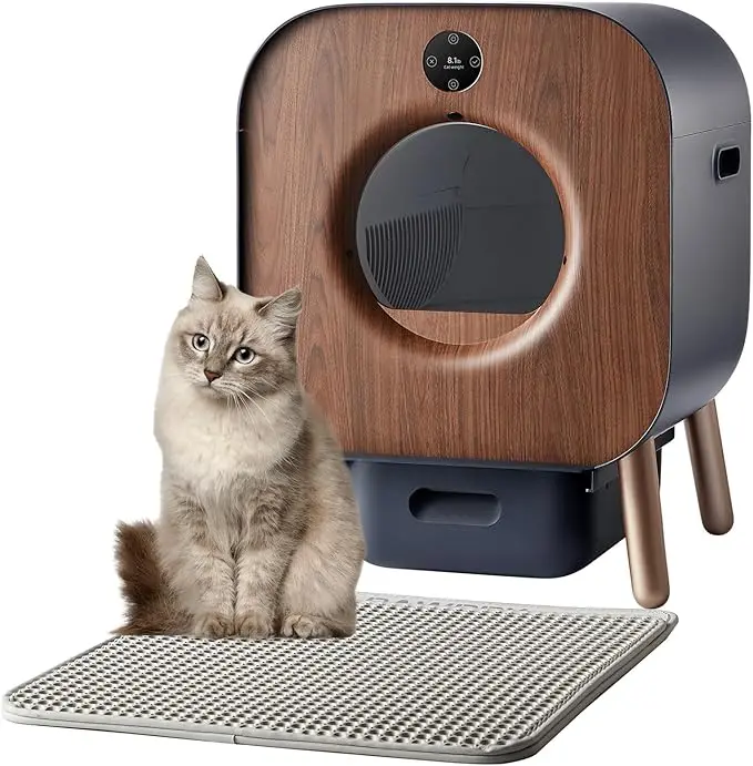 

OEM Wholesale Autoclean Smart Wi-Fi Pet Electric Cat Box Semi-Automatic Quick Self-Cleaning Feature Easy Clean