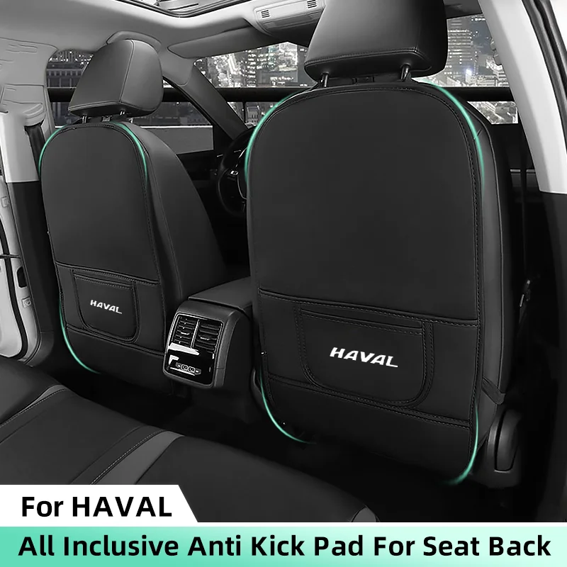 

Автомобильные противоударные коврики для Haval Jolion H1 H2 H6 H9 H7 F7X F7 H2S, защитный чехол для спинки сиденья для детей, задний ряд, противогрязный коврик