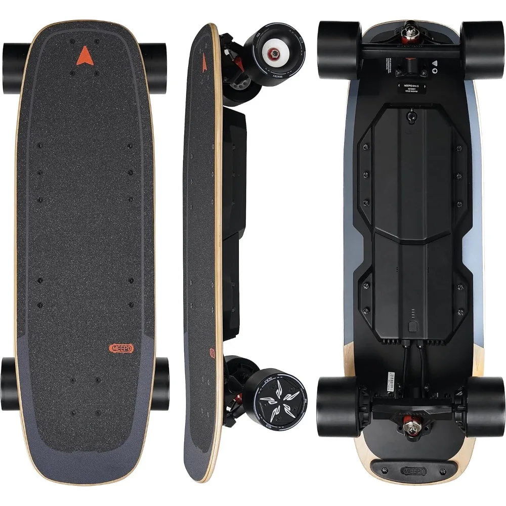 Mini5  Electric Skateboard with Remote, Up to 29 MPH Top Speed, 11 Miles Range,330 Pounds Max Load, Maple Cruiser for Adults