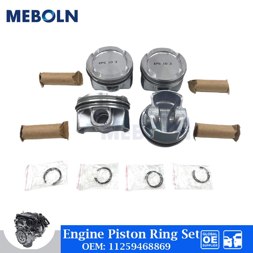 

STD 4 Pcs Piston Ring Set For BMW 120i 218i 320i 520i X3 X4 X5 X6 Z4 2.0L B48 A20 B48A20 Engine Car Accessories OE 11259468869