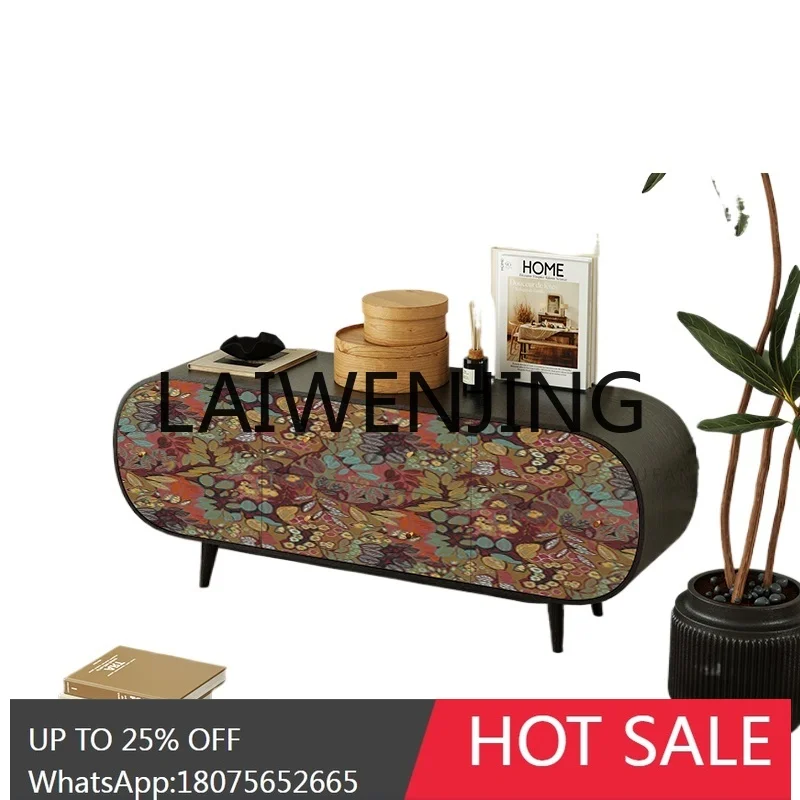 

RWJ-Style Retro Solid Wood Decorative Hallway Storage Cabinet Bedroom Bed Front Cabinet Order