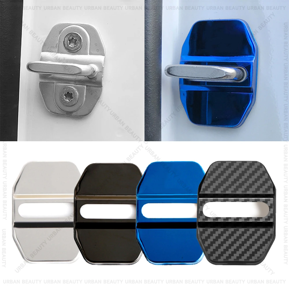 Car Door Lock Cover Strikers for X1 E84 F48 X2 F39 X3 E83 G01 F25 X5 E53 E70 F15 G05 X4 G02 F26  X6 E71 F16 G06 X7 G07