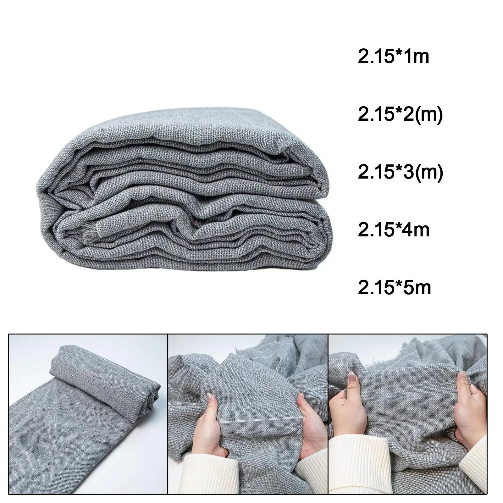 Final Cloth Tufting Fabric Tufting Cloth for Tufting for DIY Handmade Monks Cloth Durable Machine Grey Thick Backing Fabric