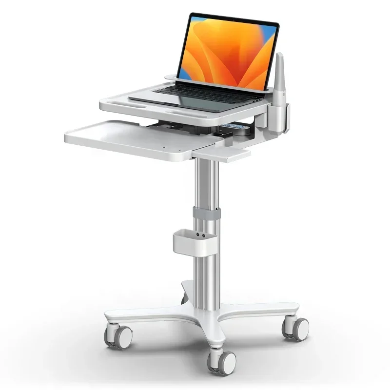 Hospital Mobile Nursing Cart, Surgical Scanning Cart, Nurse Station Work Cart, Laptop Computer Trolley