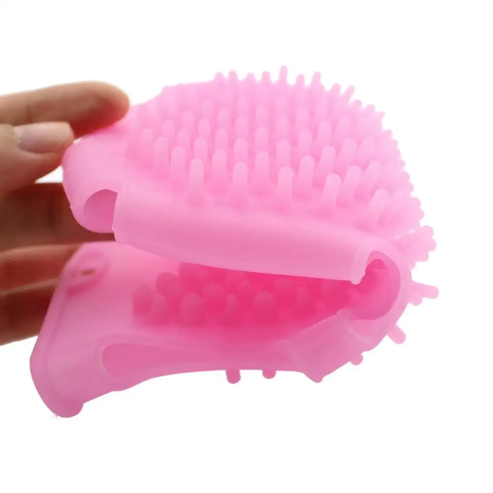 Shower Gloves Bath Scrub Remover Body Exfoliating Massage Skin Clean Silicone Bath Brushes 2026 New