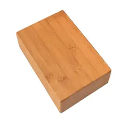 Natural Bamboo Yoga Brick Non-Slip Handstand Yoga Tool Indoor Fitness Gymnastics Training Supplies Eco-friendly Yoga Block