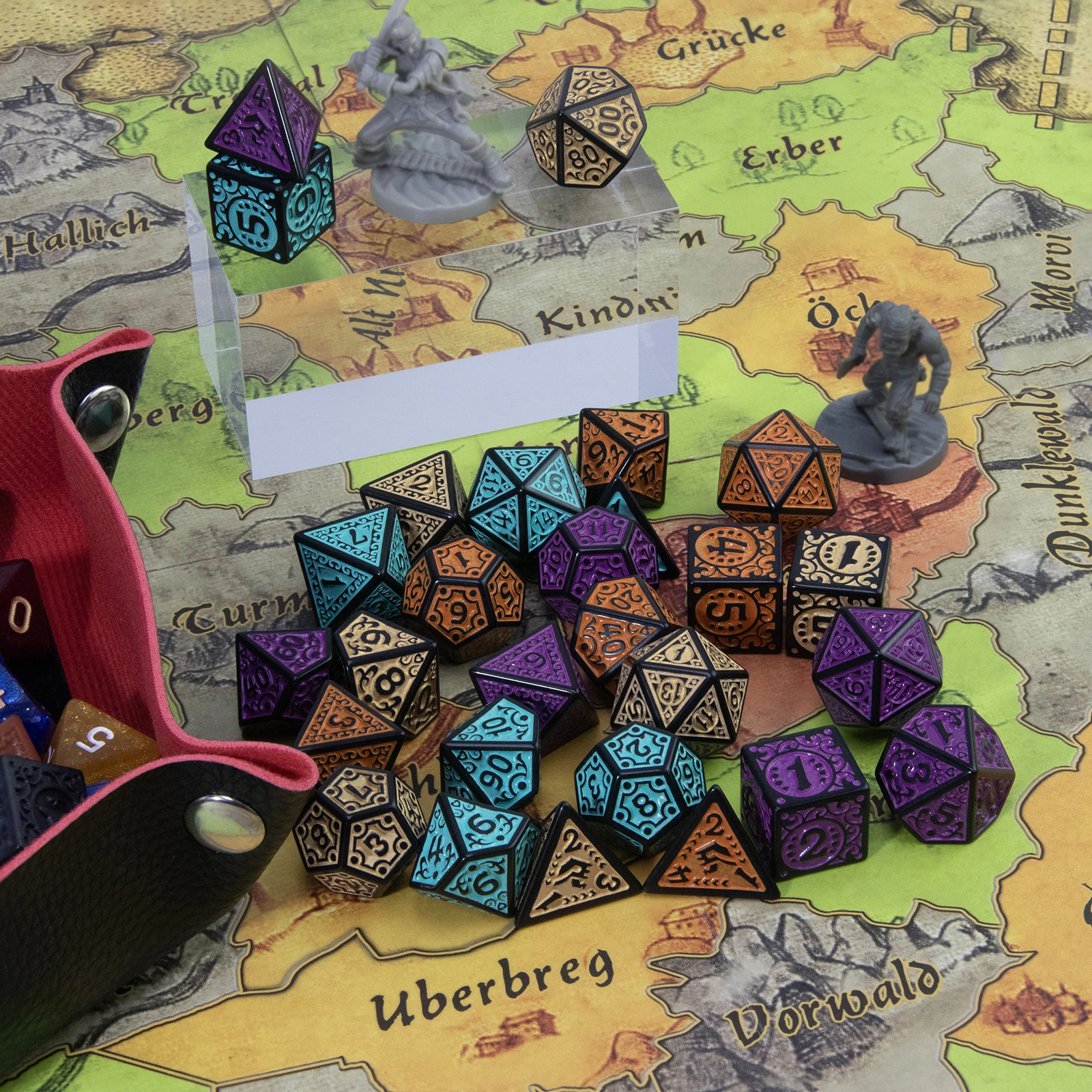 7Pcs DND Dice Set for TRPG Game