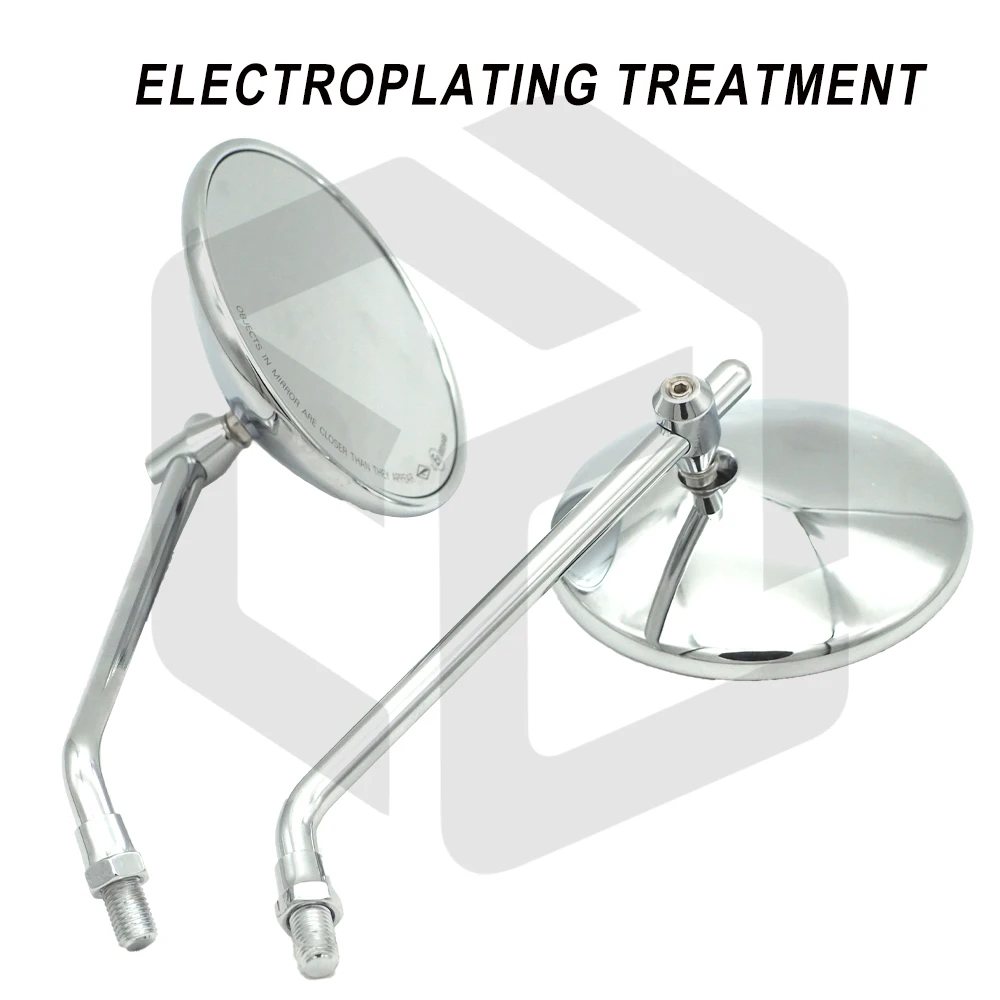 ل CL500 دراجة نارية مكافحة وهج مرآة الرؤية الخلفية مرآة جانبية مرآة مستديرة مرآة الرجعية لهوندا المتمردين 500 1100 300 250 #6