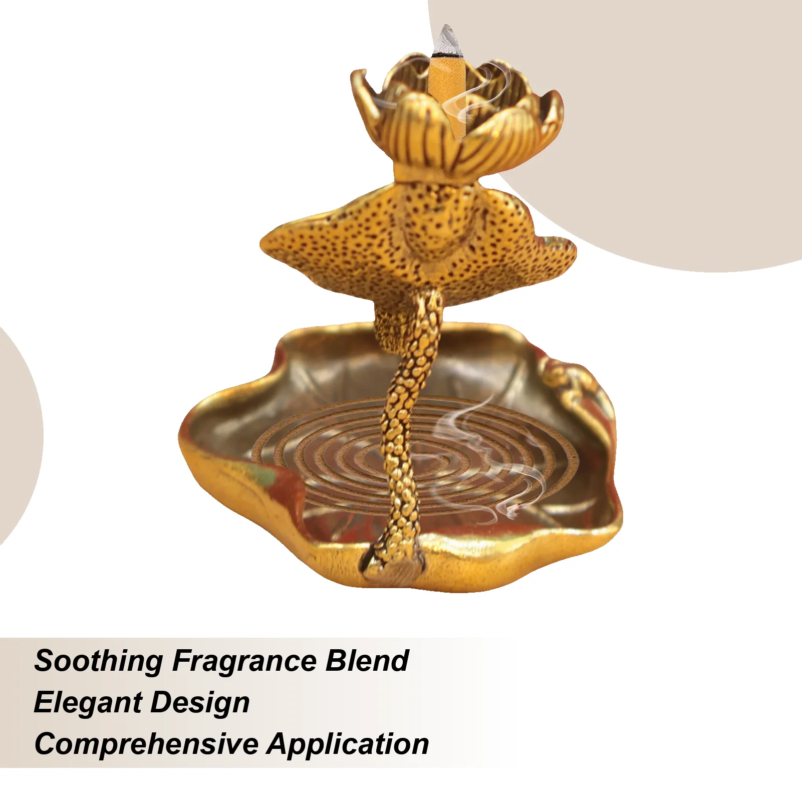 Backflow Incense Burner Waterfall Incense Stick Holder Home Decor Decorative Aromatherapy Ornament Aesthetic Home Decoration For