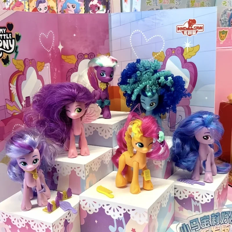 

New My Little Pony Best Friend Hairdressing Style Charcter Box Cartoon Creative My Little Pony Doll Toy Birthday Gifts For Girls