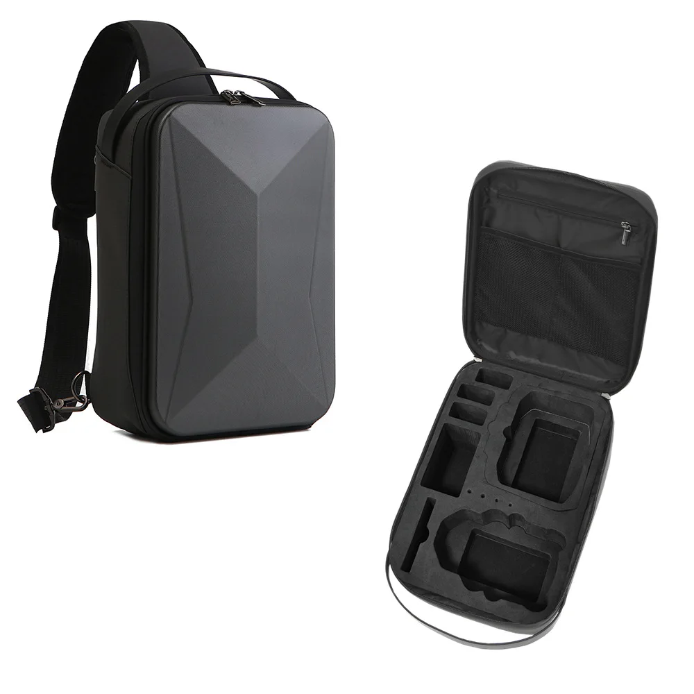 Drone shoulder bag For DJI Mini 4 Pro storage box hard shell chest bag For DJI RC2/RC-N2 accessory case