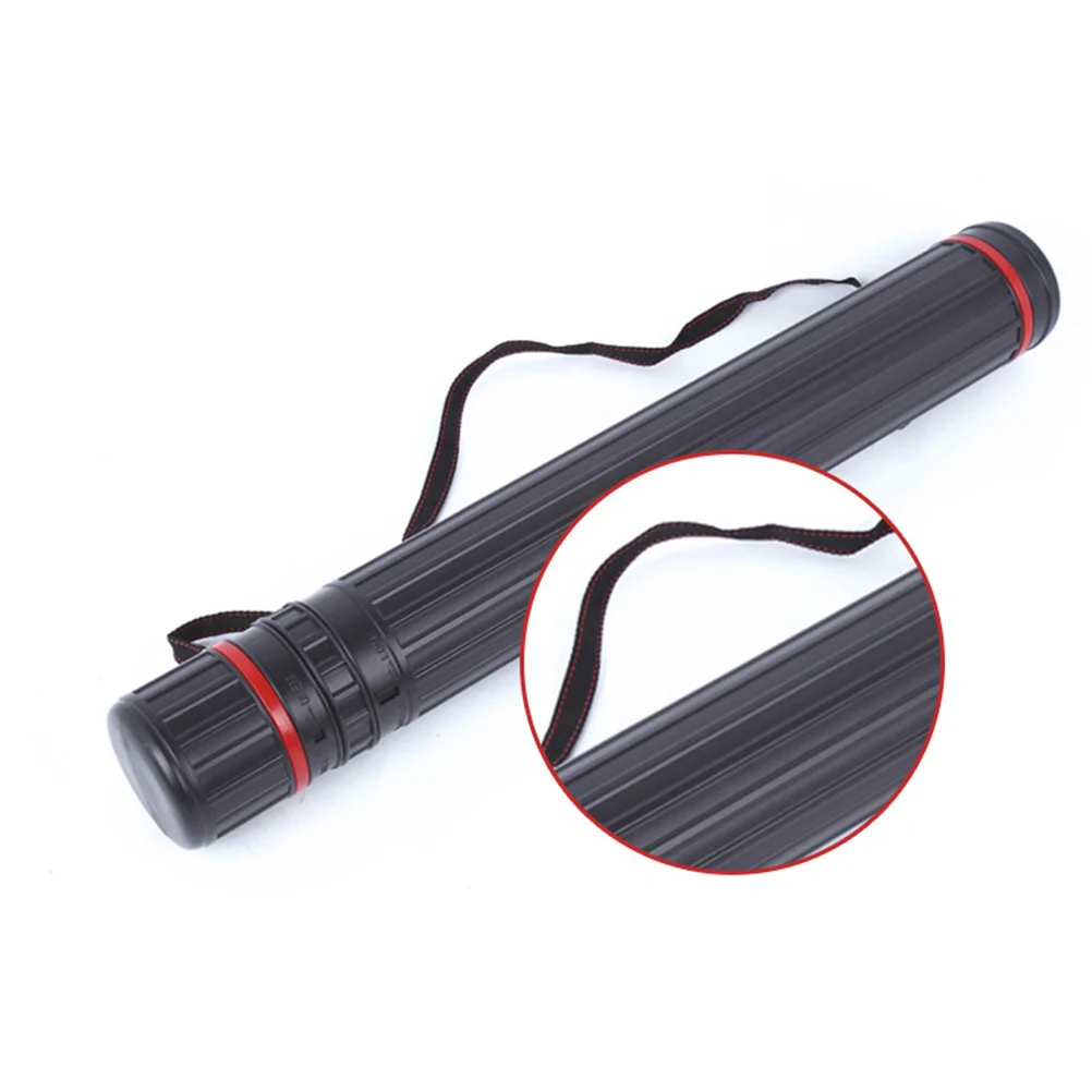 أنبوب رسم قابل للتوسيع 10X55Cm تخزين بلاستيكي متين نحيف للملصقات مخطط الأعمال الفنية مشاريع صياغة مستلزمات الطلاب