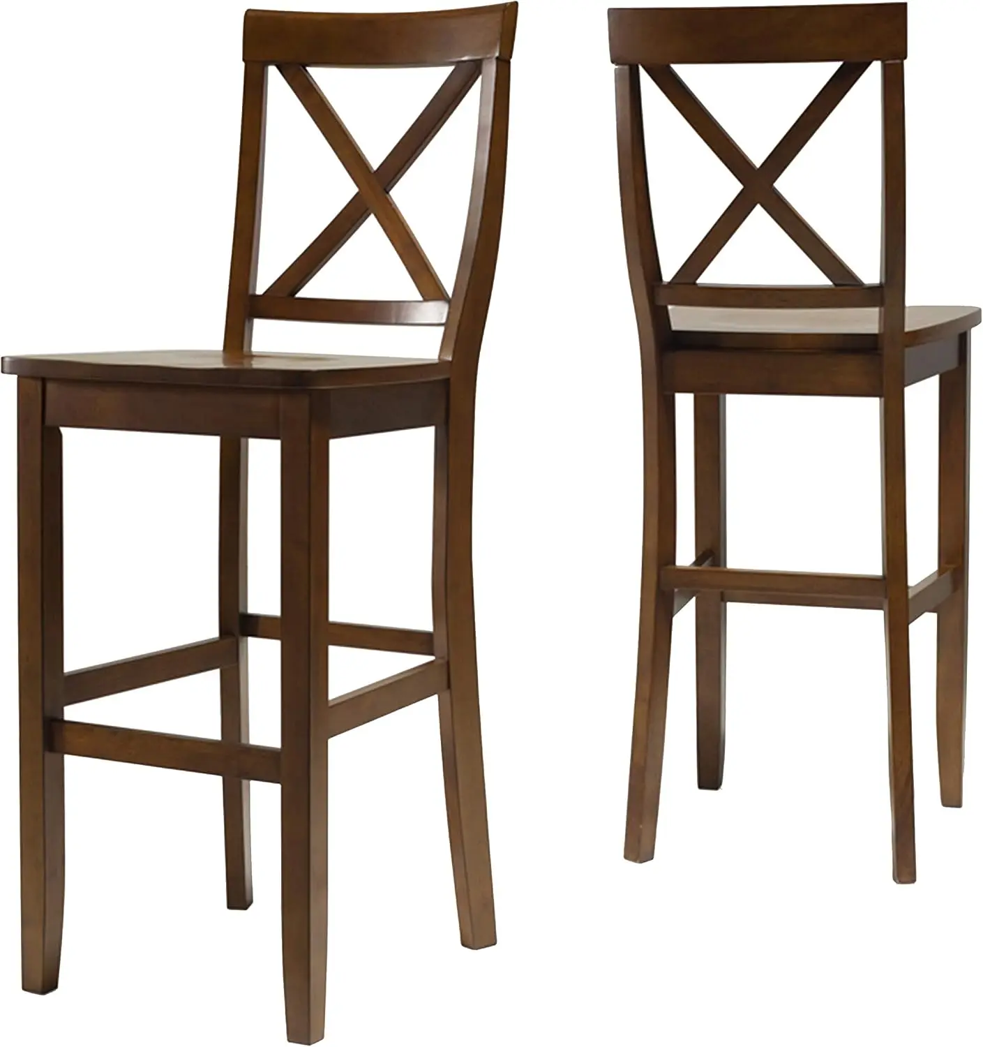 Móveis X-Back Bar Stool, Conjunto de 2