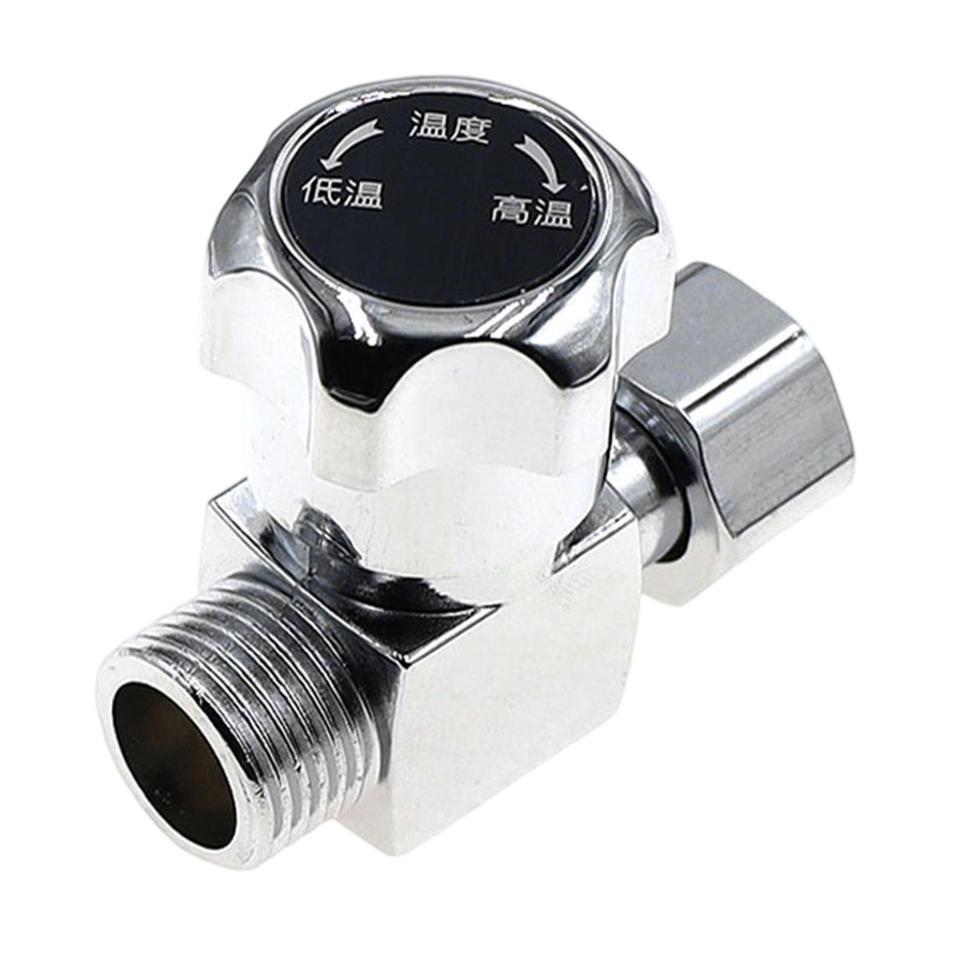  Thermostatic Mixing Valve Easy Installation Water Mixing Valve for Home Shower System Bathroom Solar Water Heaters Kitchen 