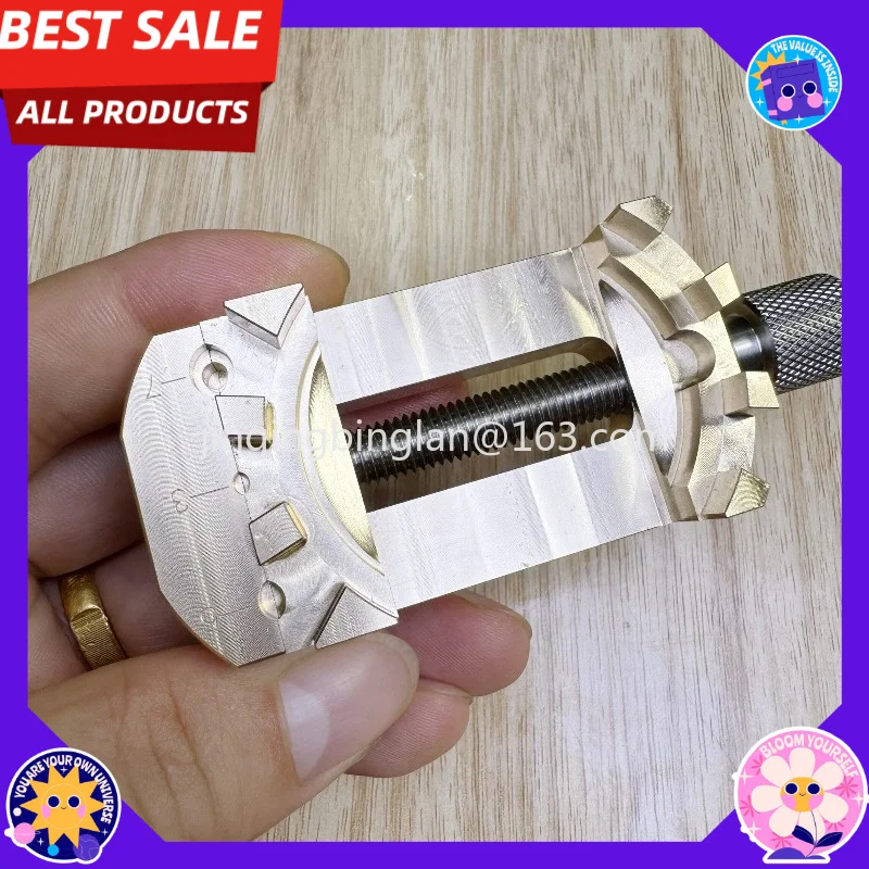 Watch repair tool Multifunctional universal copper pliers Drilling handle head clamp Drilling case strap Breaking screw fixing