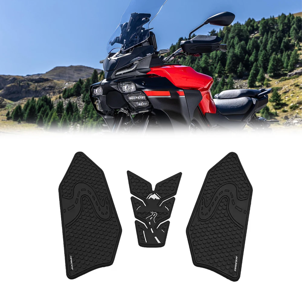 For Tracer 9 GT 2025 - 2026 Side Fuel Tank pad Tank Pads Protector Stickers Decal Gas Knee Grip Traction Pad Tankpad