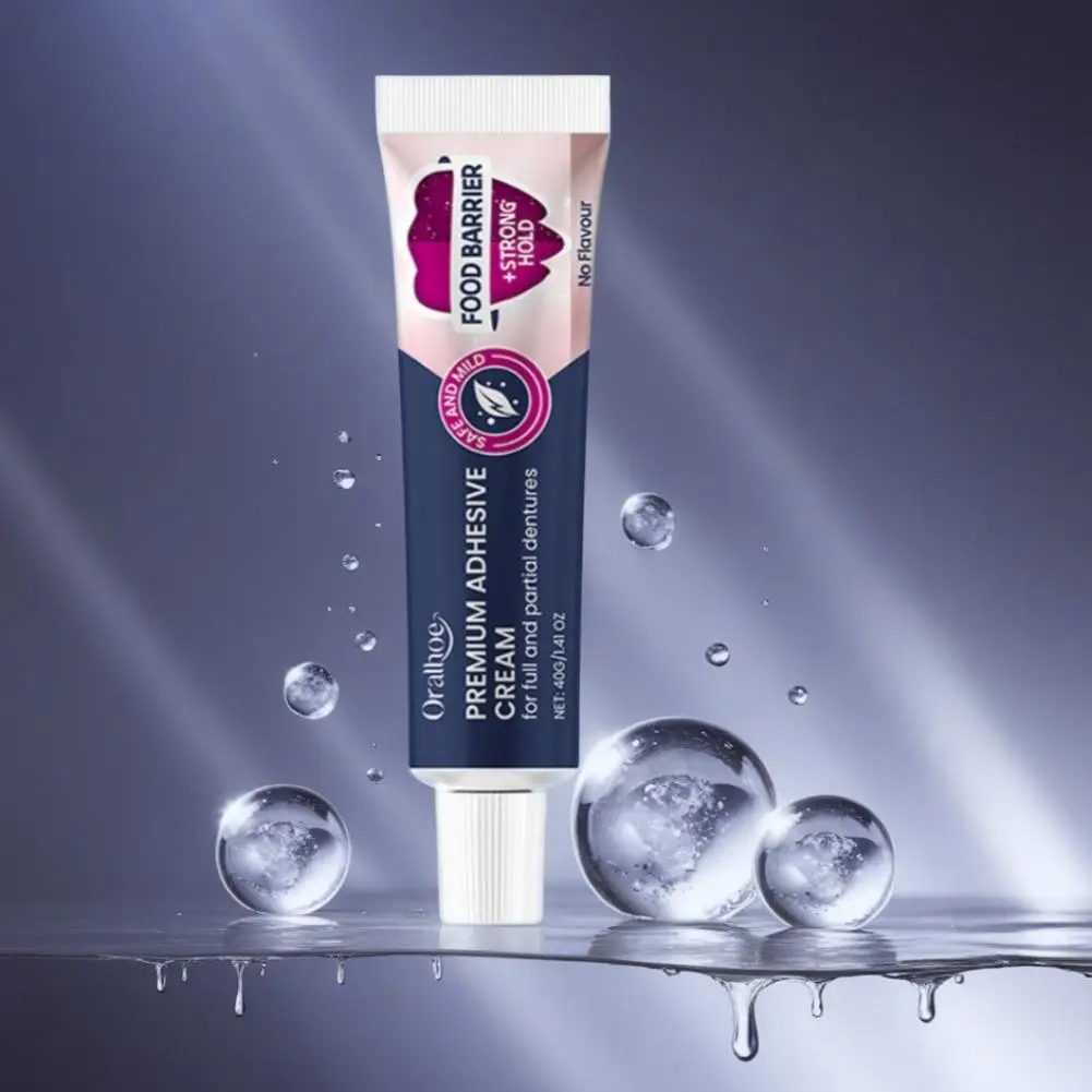 Adhesive Persistent Adhesion&gap Filling Denture Adhesive Improve Wearing Stability & Comfort Denture Fixative Protable Denture