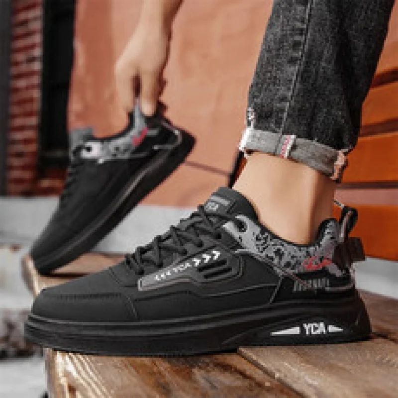 Zapatillas de deporte informales para hombre, zapatos Unisex a la moda, duraderos, antideslizantes, con suela gruesa, cómodos, transpirables, fáciles de cl, 2025