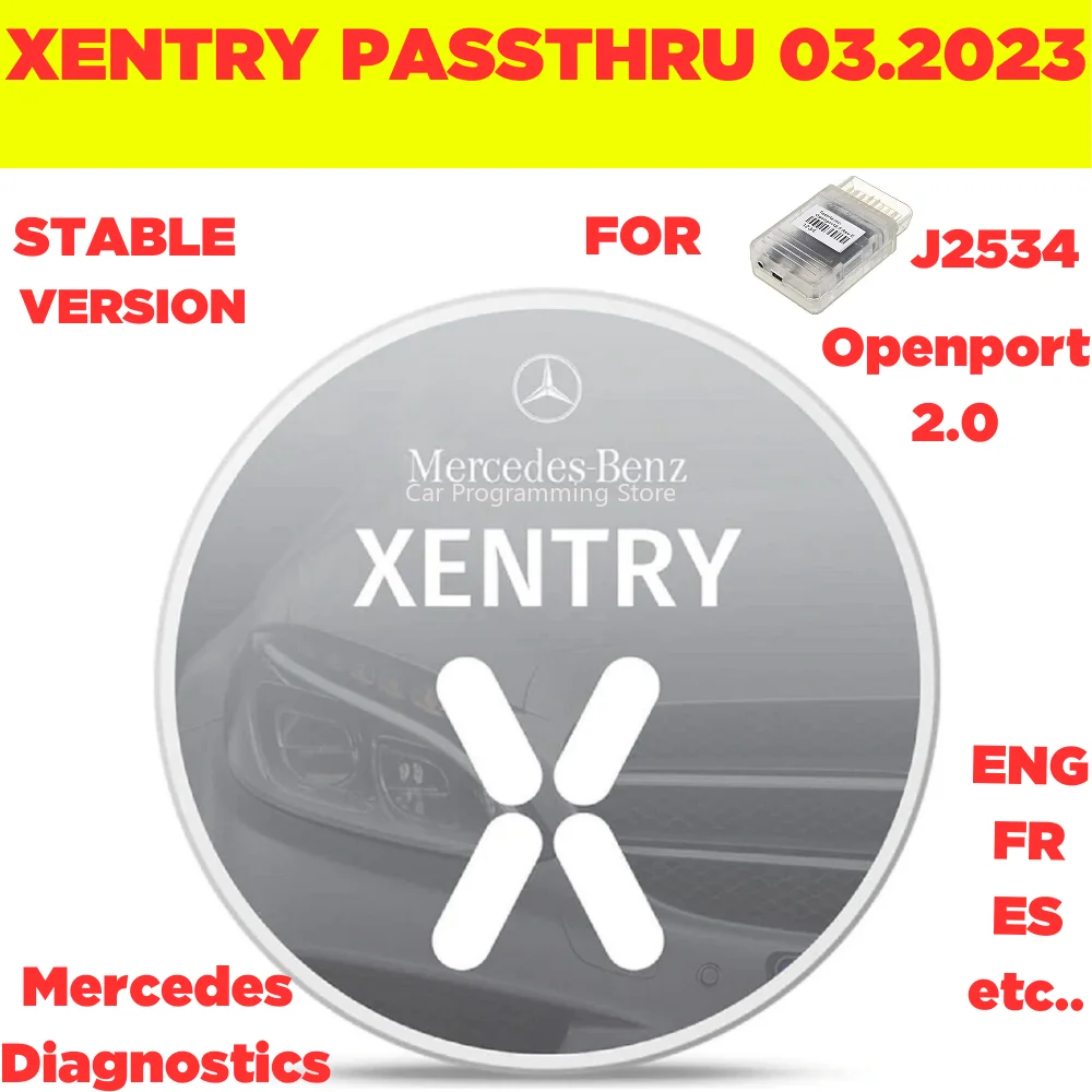 Xentry Passthru 03.2023-  Diagnostic program Mercedes-Benz DAS ,for J2534 Scan (️‌READ ‌D‌E‌S‌C‌R‌I‌P‌T‌I‌O‌N‌️)