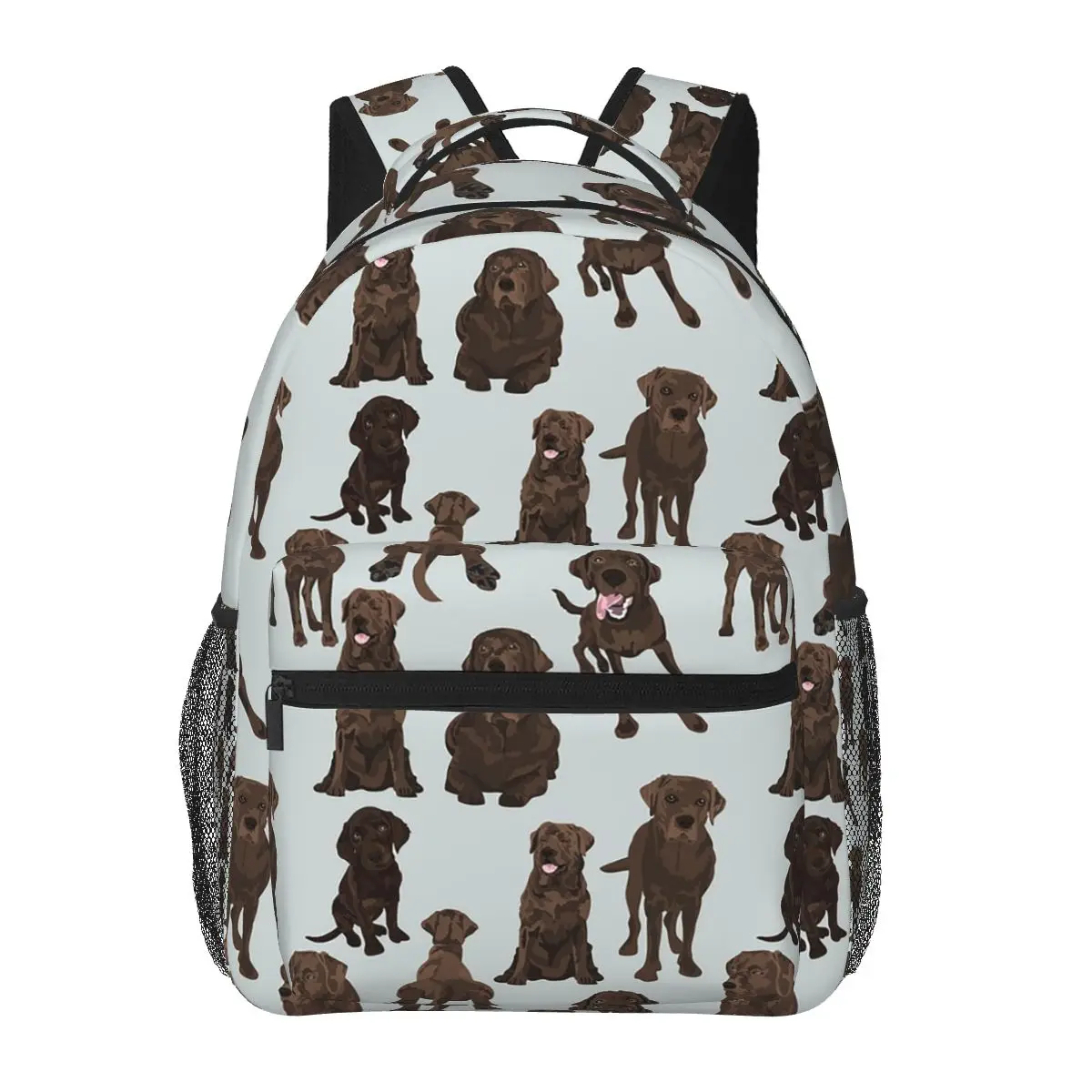 

Chocolate Labrador Student Backpack School Bag Hiking Travel Daypack for Boys Girls Fashion Bookbag Shoulder Bags