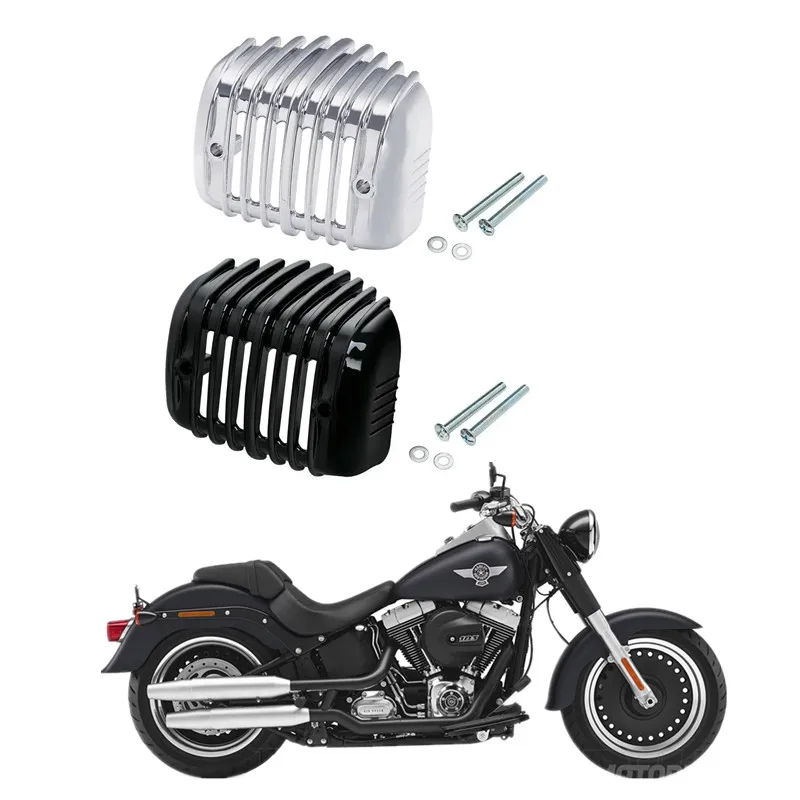 

For Harley Softail Fat Boy Heritage Springer Slim Deluxe Standard Blackline 2001-2017 Motorcycle Parts Voltage Regulator Cover