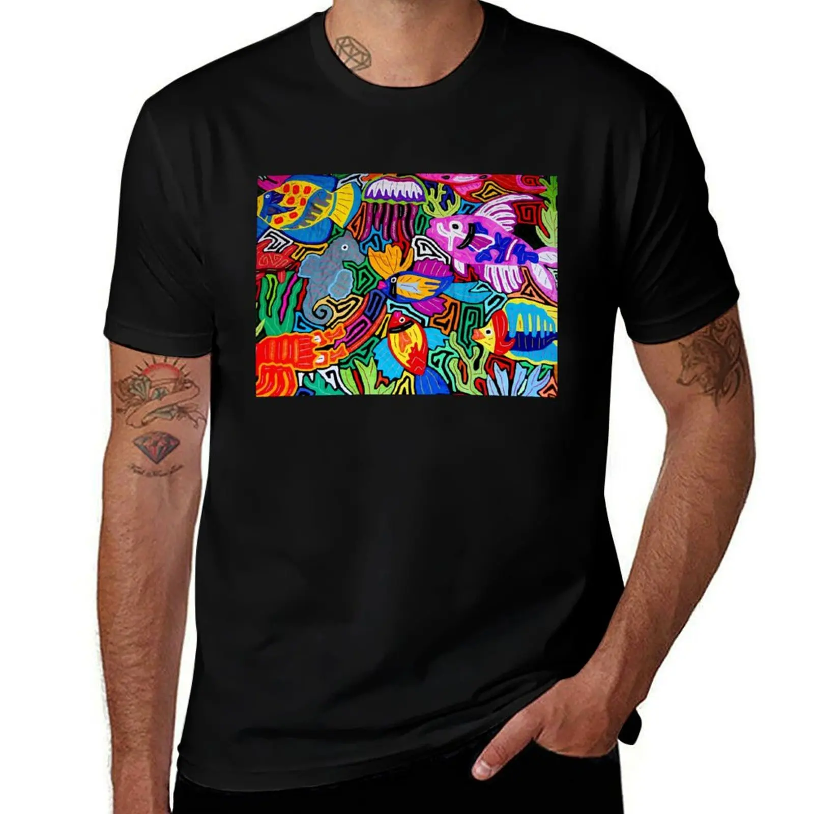 

shirt t quality high 100 T-Shirt Panama t oversize percent de man t Mola cotton shirt man for T-Shirt cotton shirts
