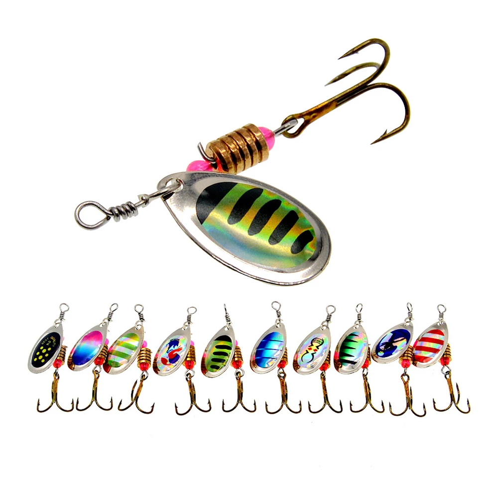 3.5g Rotating Metal Sequins Hand Shake Lure Bionic Bait Iron Sheets Lure Fishing Tackle