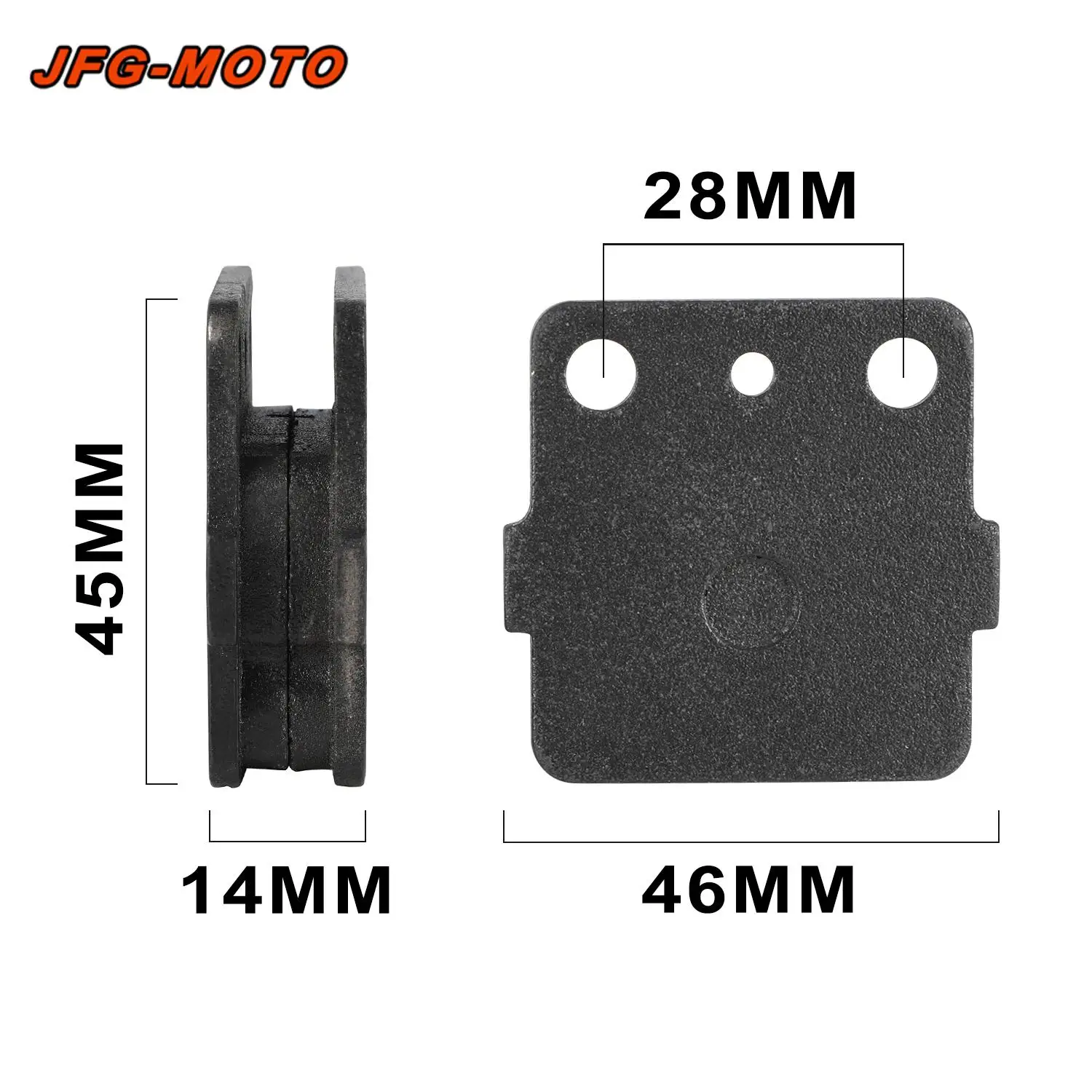 Disc Brake Pads Motorcycle Sintered Metal Brake Pad For SUZUKI LTZ400 2003-14 DVX400 2004-08 KAWASAKI KFX400 2003-06 ATV Parts