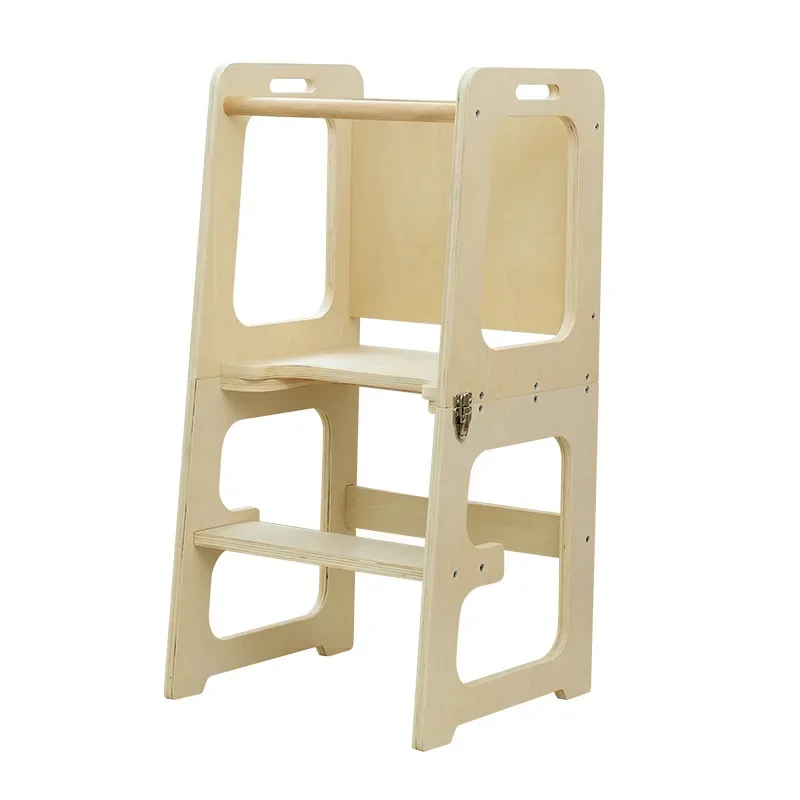 

Children's 3-in-1 Foldable Hand Washing Stool Multi-functional Kitchen Stool Montessori Climbing Chair Learning Tower