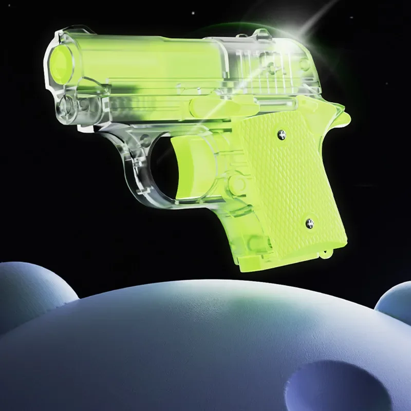 Gravity M1911 Stress Relief Toy 3D Printing Carrot Pistol Gun Luminous Transparent Shell Decompression Birthday Sensory Toy Gift