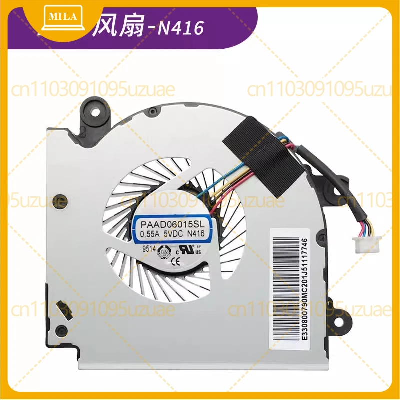New For SSEA New CPU Cooling Fan for MSI GF75 MS-17F1 MS-17F2 17F4 17F5 Laptop Fan PAAD06015SL N415 N416