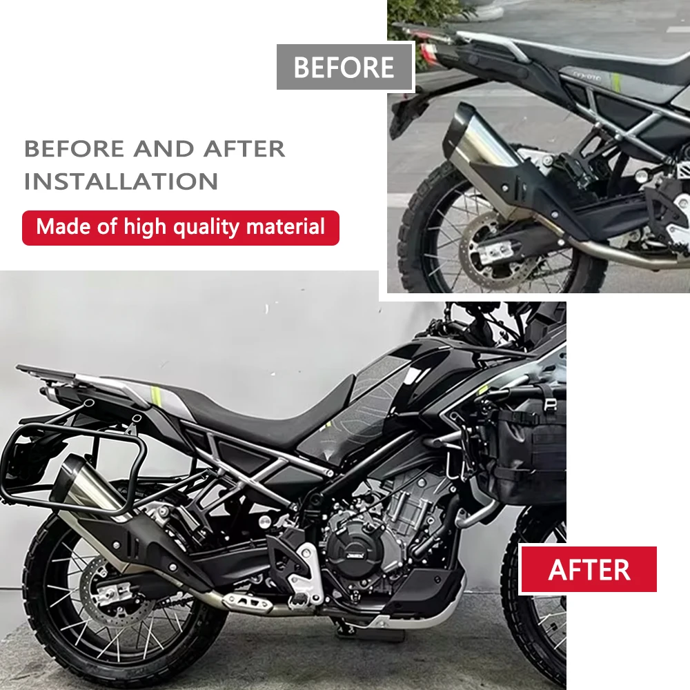 For CFMOTO 450MT 2024 450 MT 2025 MT450 26Side Case Luggage Rack Bracket Kit Side Box Bag Pannier Trunk Support Saddlebag Holder