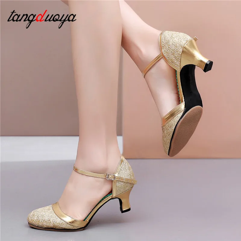 dance shoes for women Rubber sole Brand Modern Dance Shoes Salsa Ballroom Tango Latin Shoes For Girls Ladies Wholesale /retail