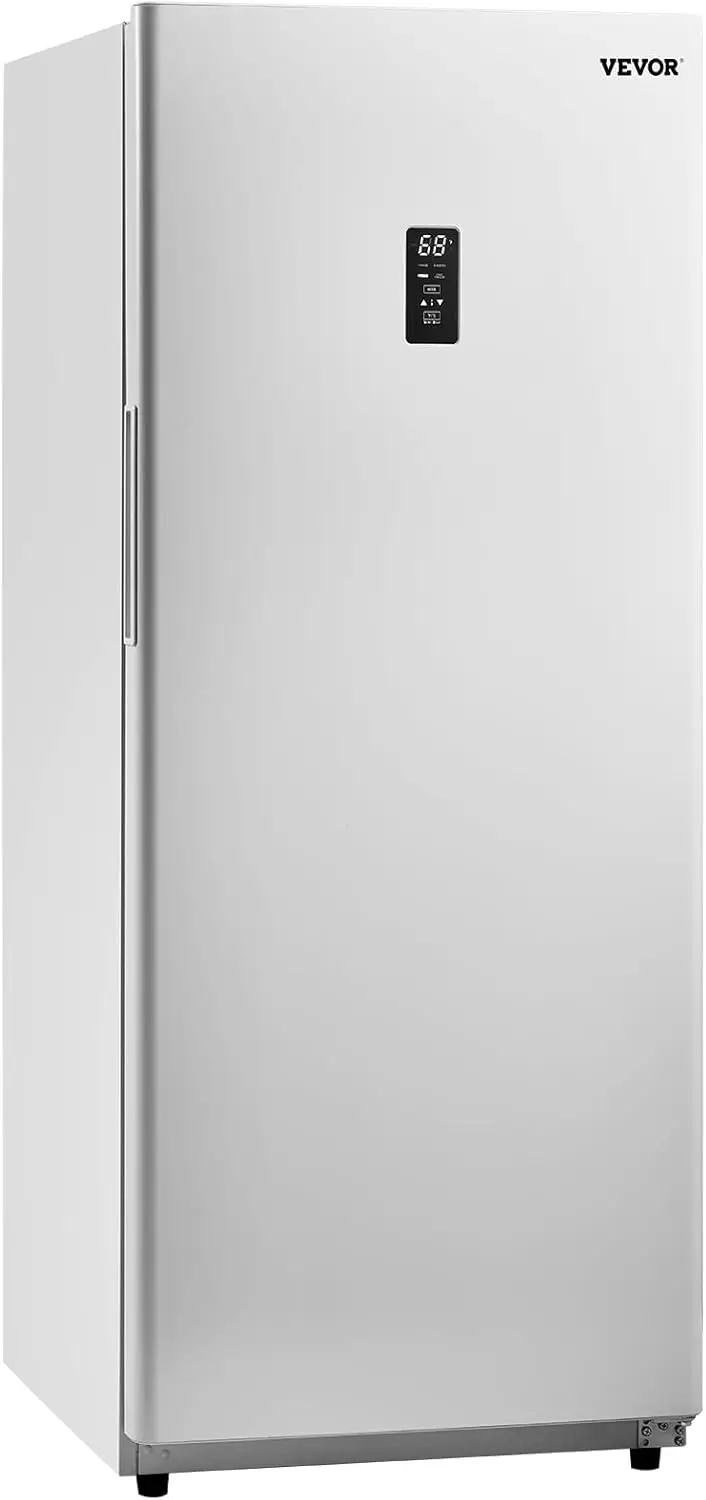 

Convertible Freezer Refrigerator 17 Cu Ft Frost Free Upright Freezer with Temp Control Panel Door Open too Long Alarm
